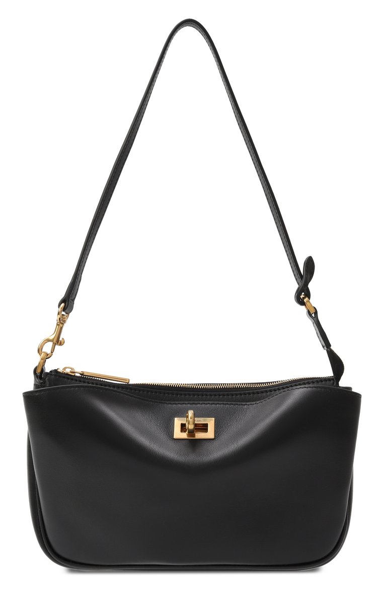 Женская сумка rodeo BALENCIAGA черного цвета, арт. 814111/2ABKX | Фото 1 (Размер: small; Материал: Натуральная кожа)