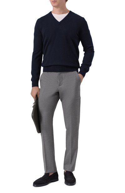 Замшевые лоферы DOUCAL'S, арт. DU3469JEREUF009B, фото 2