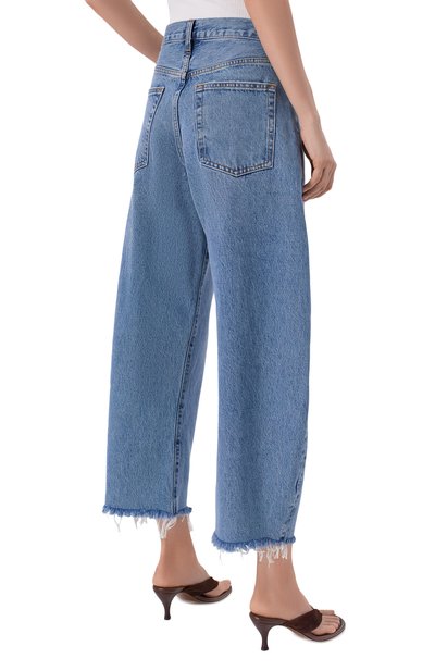Джинсы the bubble crop FRAME DENIM голубого цвета по цене 47500 руб., арт. 2027RF210, фото 4 Джинсы the bubble crop FRAME DENIM, арт. 2027RF210, фото 4