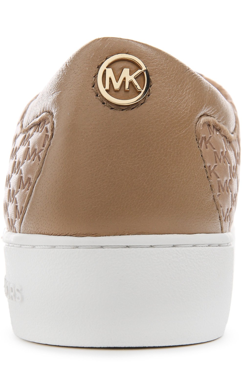 Кожаные кеды colby MICHAEL MICHAEL KORS бежевого цвета по цене 21800 руб., арт. 43R5C0FP2L, фото 3 Кожаные кеды colby MICHAEL MICHAEL KORS, арт. 43R5C0FP2L, фото 3