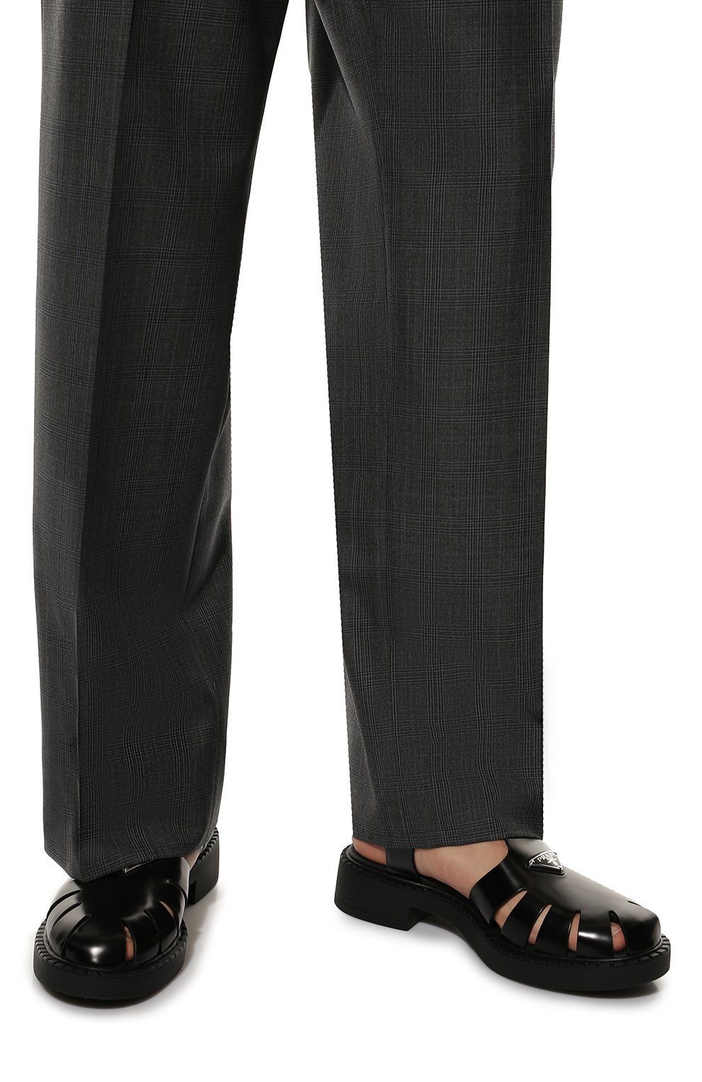 Кожаные сандалии PRADA, арт. 2X3084-055-F0002, фото 3