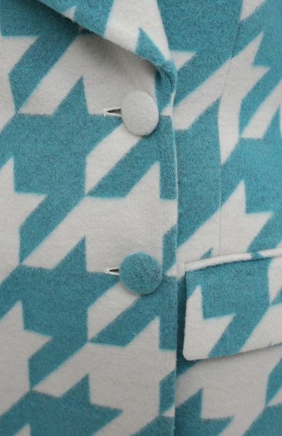 Пальто GIUSEPPE DI MORABITO бирюзового цвета по цене 108500 руб., арт. PF21026C0-107, фото 5 Пальто GIUSEPPE DI MORABITO, арт. PF21026C0-107, фото 5