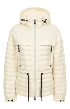 Женская пуховая куртка MONCLER GRENOBLE кремового цвета, арт. 1A000075/7595B | Фото 1 (Материал подклада: Синтетический материал; Материал внешний: Синтетический материал; Длина (верхняя одежда): Короткие; Рукава: Длинные; Стили: Спорт-шик; Кросс-КТ: Куртка, Утепленные; Автоматизация ТО: Проставлено; Автоматизация состава: Проставлено)
