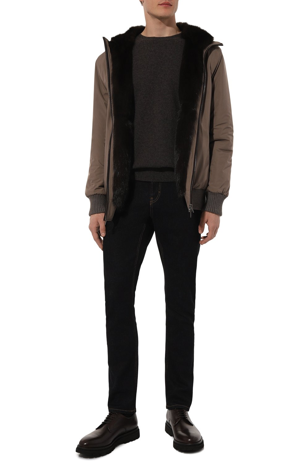 Бомбер с подкладкой из соболя BLACK SABLE, арт. BS-24008EB, фото 2