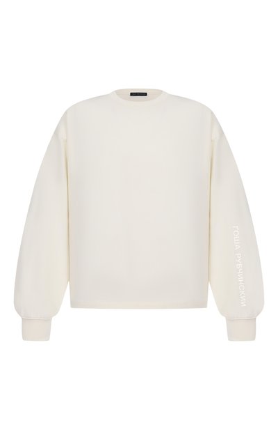 Хлопковый лонгслив ГОША РУБЧИНСКИЙ, арт. LS_0202_IVORY