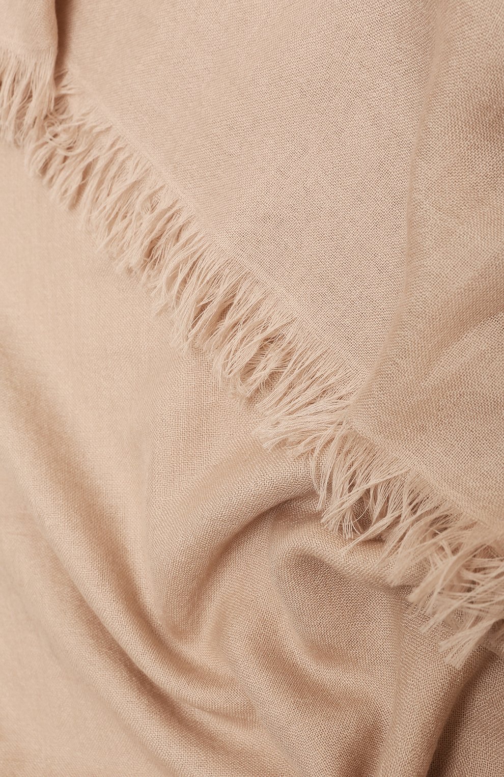 Кашемировый палантин BRUNELLO CUCINELLI светло-бежевого цвета по цене 99000 руб., арт. MSC924059, фото 3 Кашемировый палантин BRUNELLO CUCINELLI, арт. MSC924059, фото 3