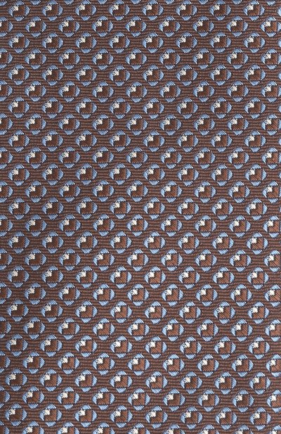 Шелковый галстук CANALI коричневого цвета по цене 18500 руб., арт. 18/HJ04189, фото 4 Шелковый галстук CANALI, арт. 18/HJ04189, фото 4