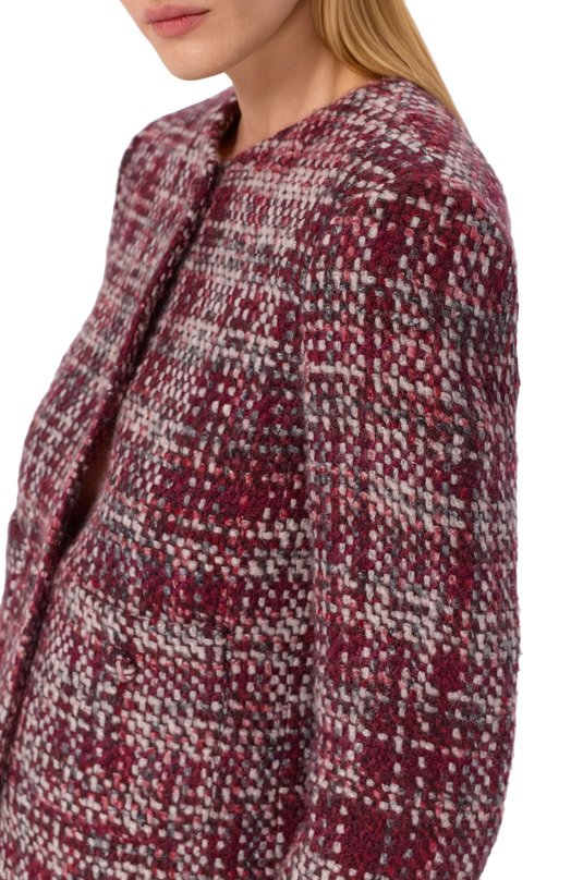 Жакет из кашемира и шелка MVST M25.1MW.J009/UBERTIN0 13441/1 Бордовый  M25.1MW.J009/UBERTIN0 13441/1 Фото 5