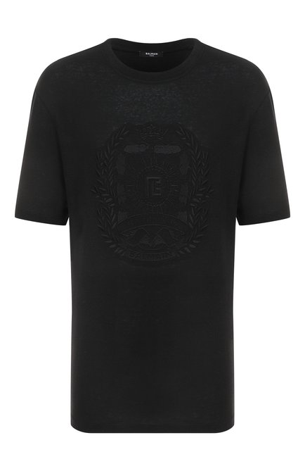 Мужская льняная футболка BALMAIN, арт. FH1EG000/BD09