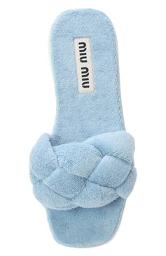 Текстильные шлепанцы MIU MIU, арт. 5XX543-H39-F0076, фото 4