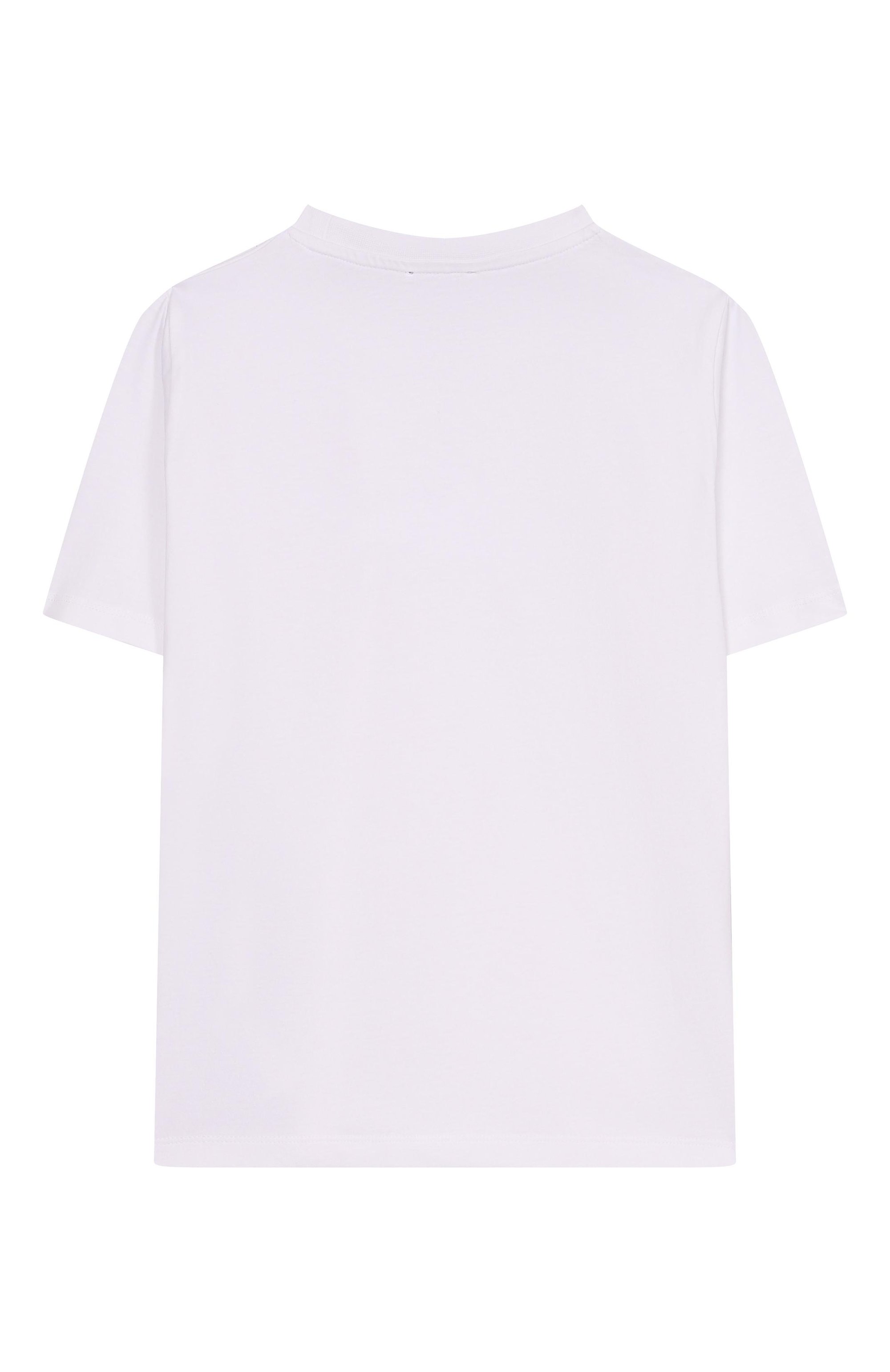 Хлопковая футболка PAUL & SHARK JUNIOR, арт. WUM00H/LAA53/6A-8A, фото 2