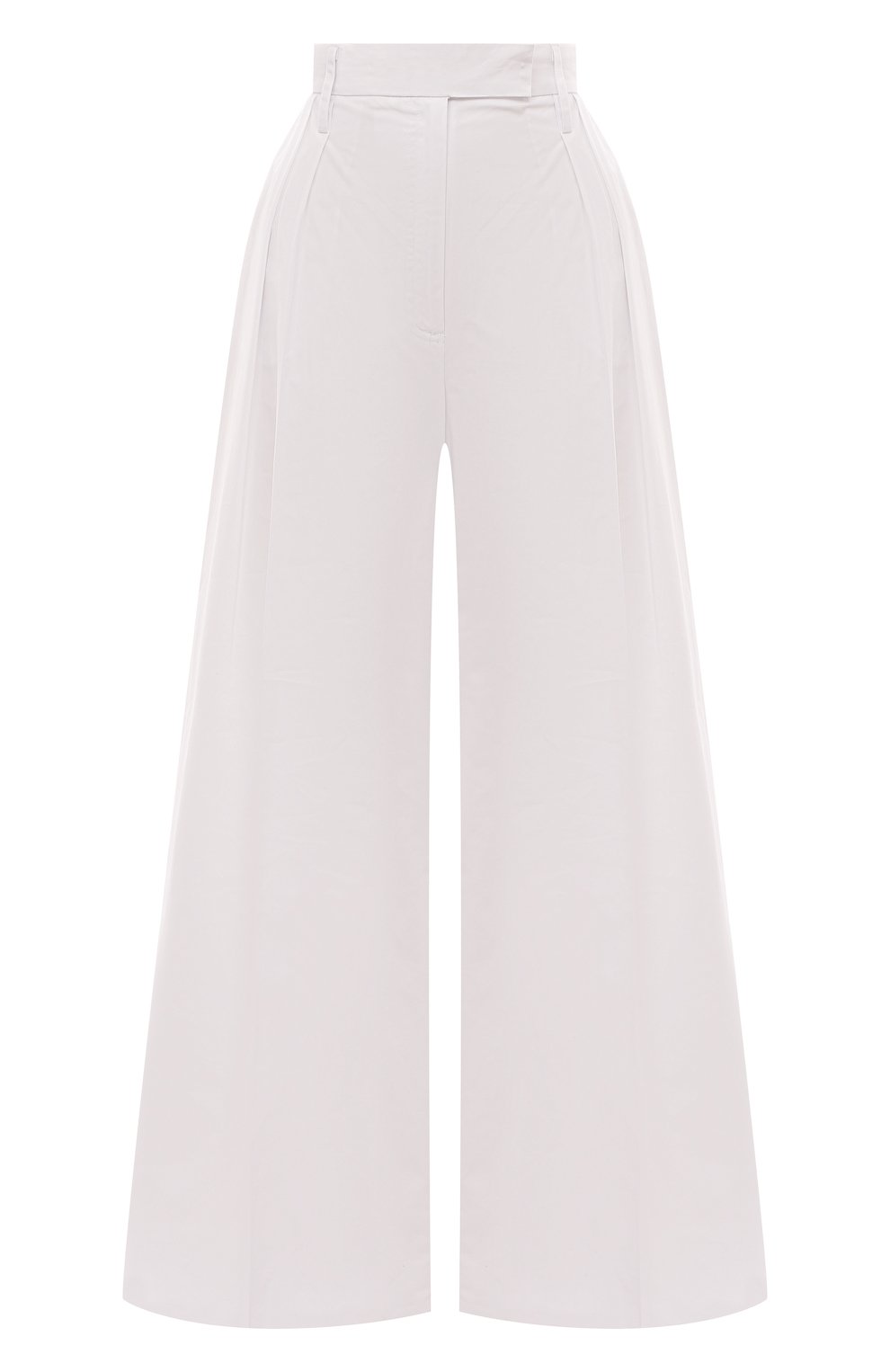 Хлопковые брюки PATRIZIA PEPE белого цвета по цене 24800 руб., арт. 2P1496_A278, фото 1 Хлопковые брюки PATRIZIA PEPE, арт. 2P1496_A278, фото 1