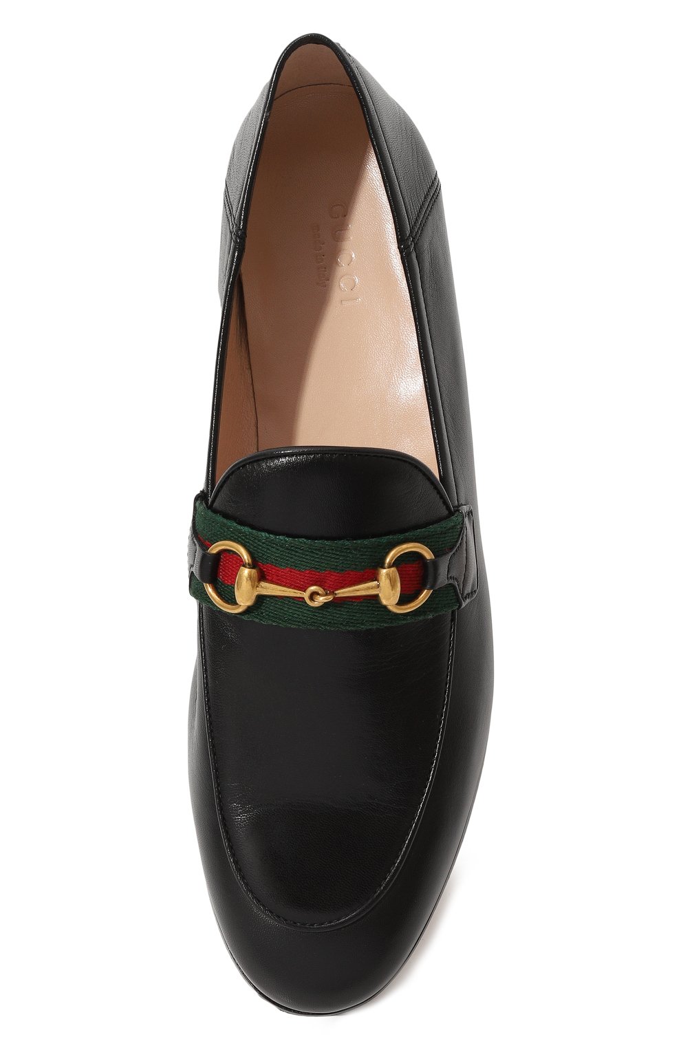 Кожаные лоферы horsebit GUCCI, арт. 631619 CQXM0, фото 6