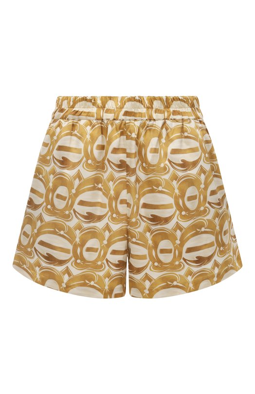 Шелковые шорты Хохлома х Алена Ахмадуллина WTP2115 Бежевый WTP2115