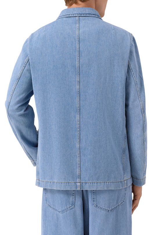 Джинсовая куртка Dries Van Noten 020429-2381-514 Голубой  020429-2381-514 Фото 4