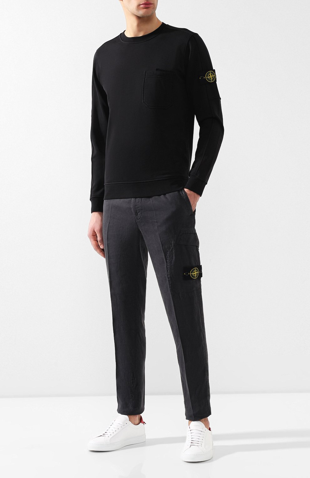 Хлопковый свитшот STONE ISLAND, арт. 701560651, фото 2