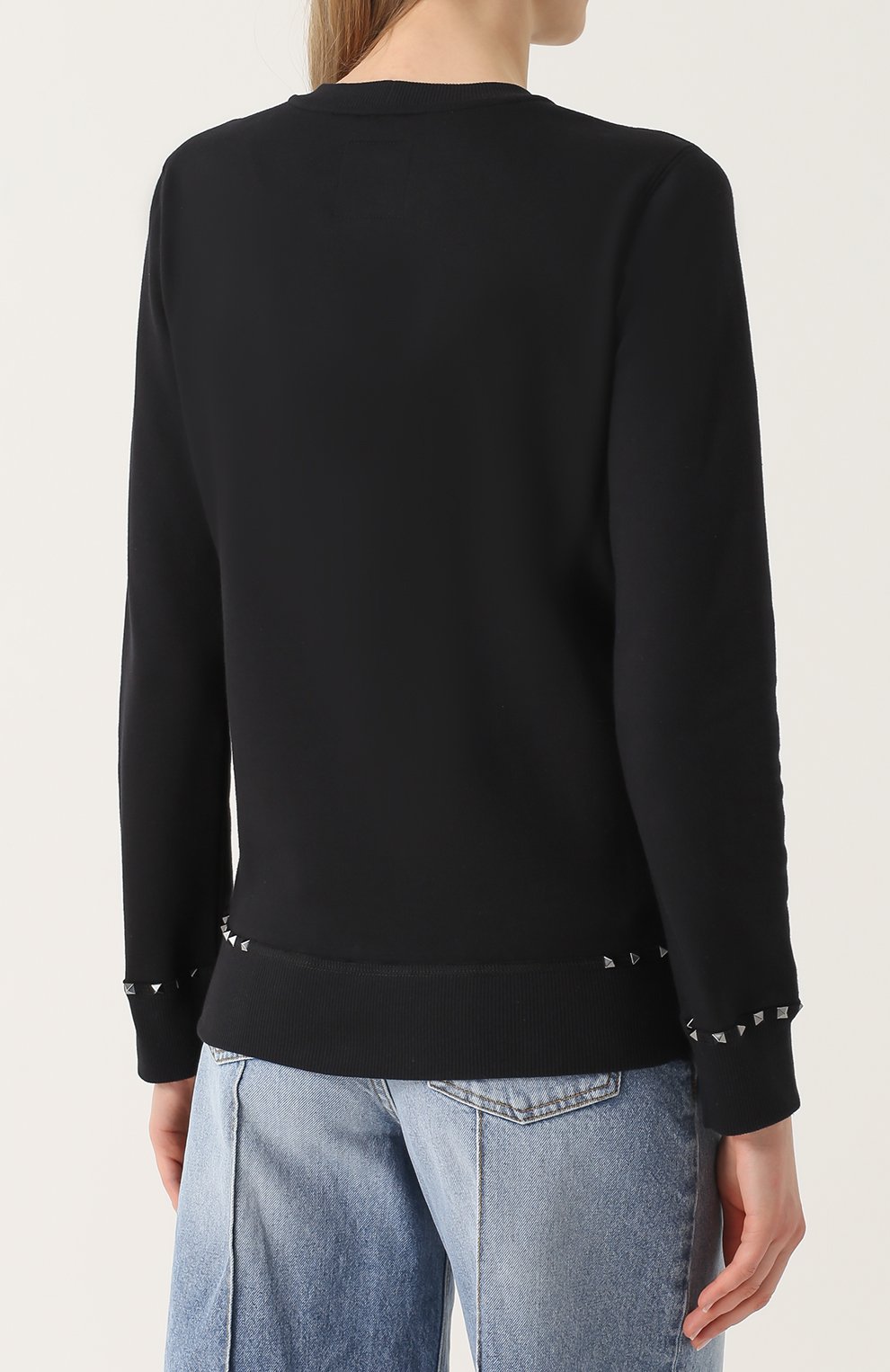 Свитшот прямого кроя с шипами VALENTINO, арт. NB3MF02A/2QL, фото 4