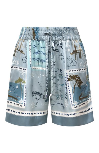 Женские шелковые шорты KITON, арт. D57129K0978C