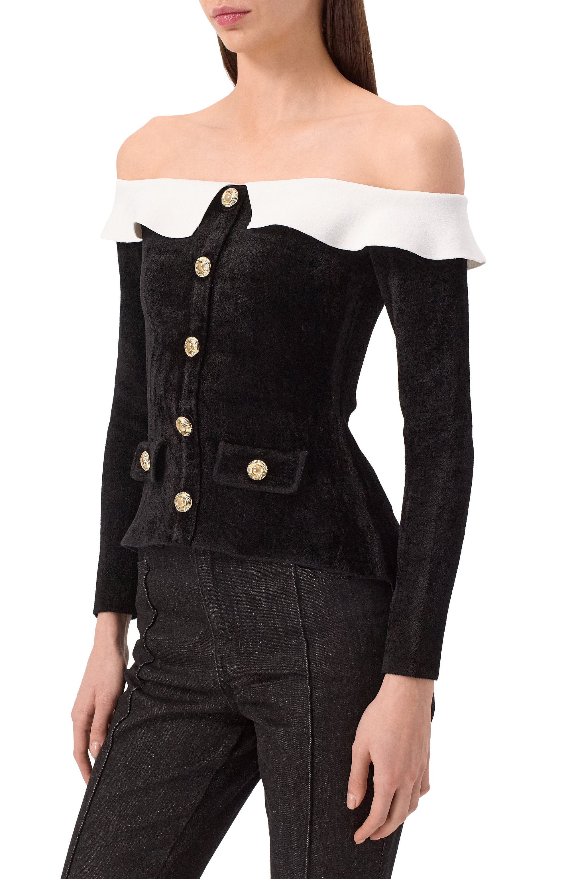 Топ SELF-PORTRAIT, арт. RS25085TB, фото 3