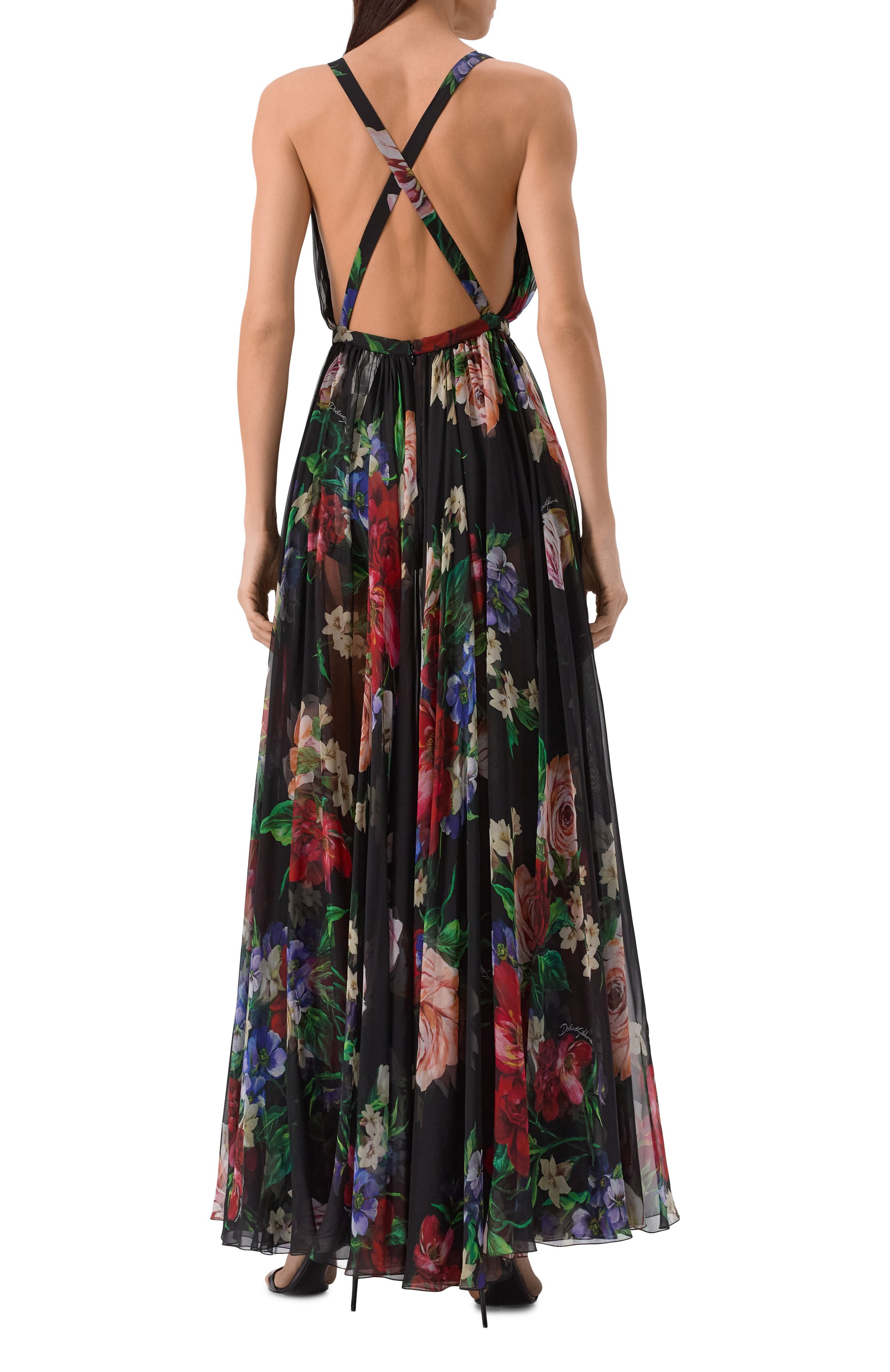 Шелковое платье DOLCE & GABBANA, арт. F6ZA1T/IS1Y7, фото 4