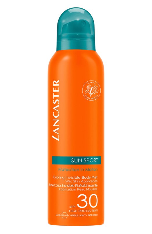 фото Солнцезащитный спрей для идеального загара sun sport cooling invisible body mist spf30 (200ml) lancaster