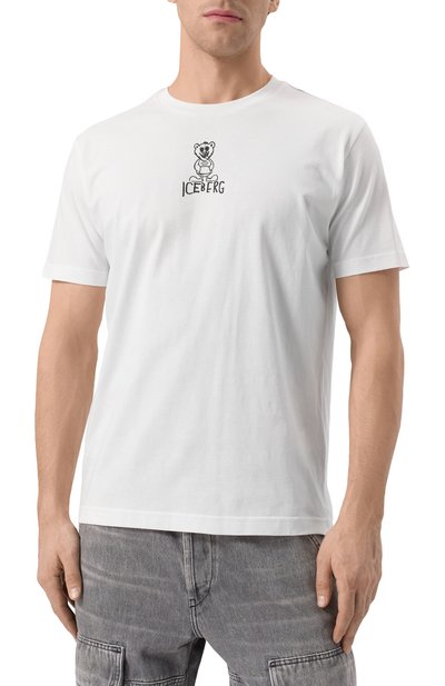 Хлопковая футболка ICEBERG, арт. F018/6306, фото 3