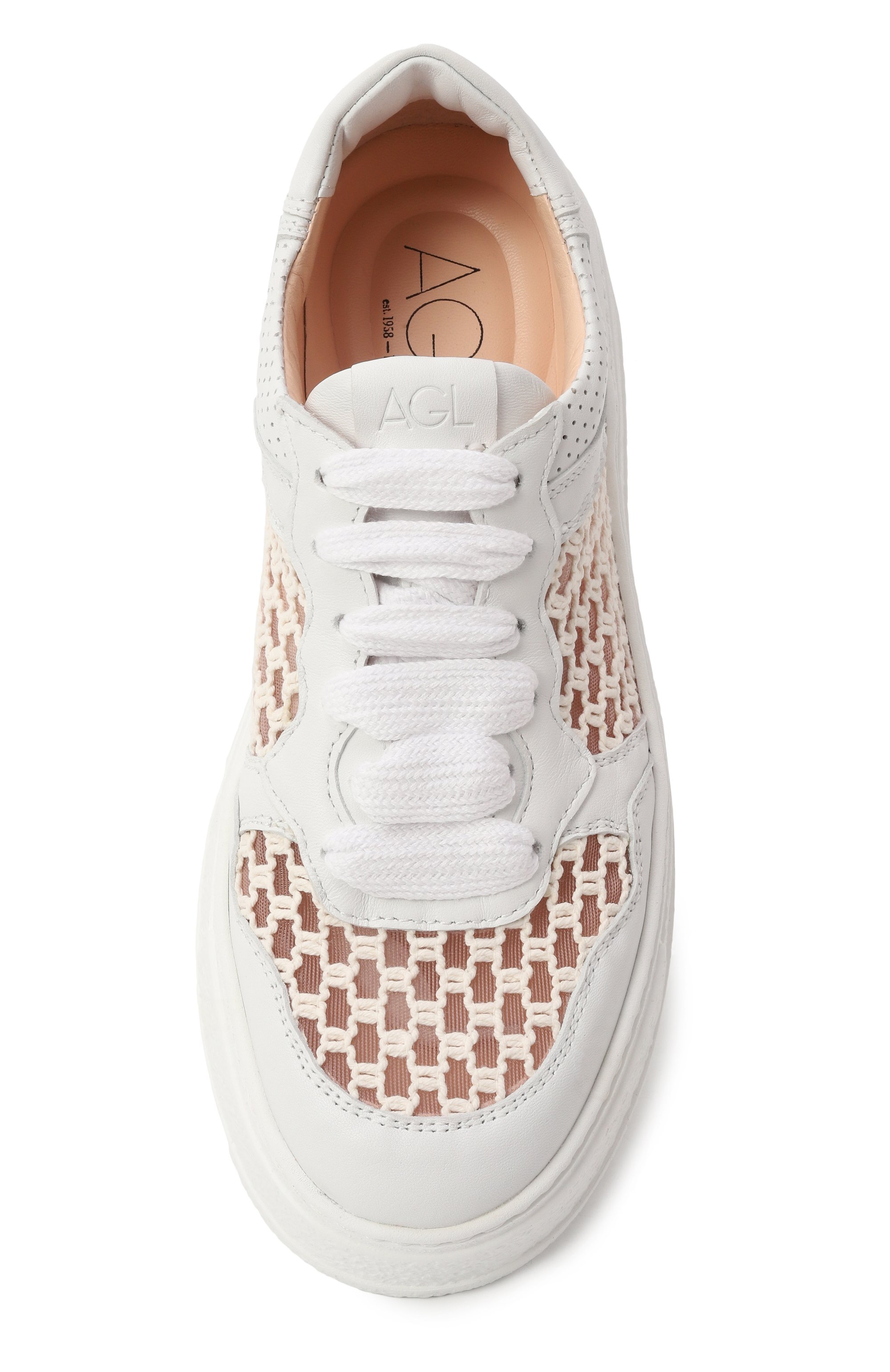 Кожаные кеды giuly AGL, арт. D946006PG/K7765, фот�о 6