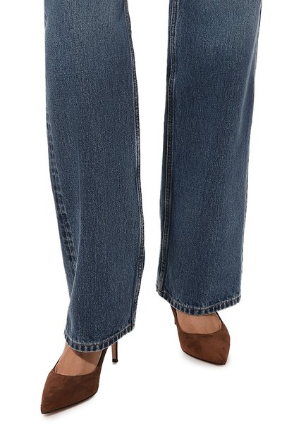 Замшевые туфли gianvito 70 GIANVITO ROSSI, арт. G26770.70RIC.CAMBR0W, фото 3