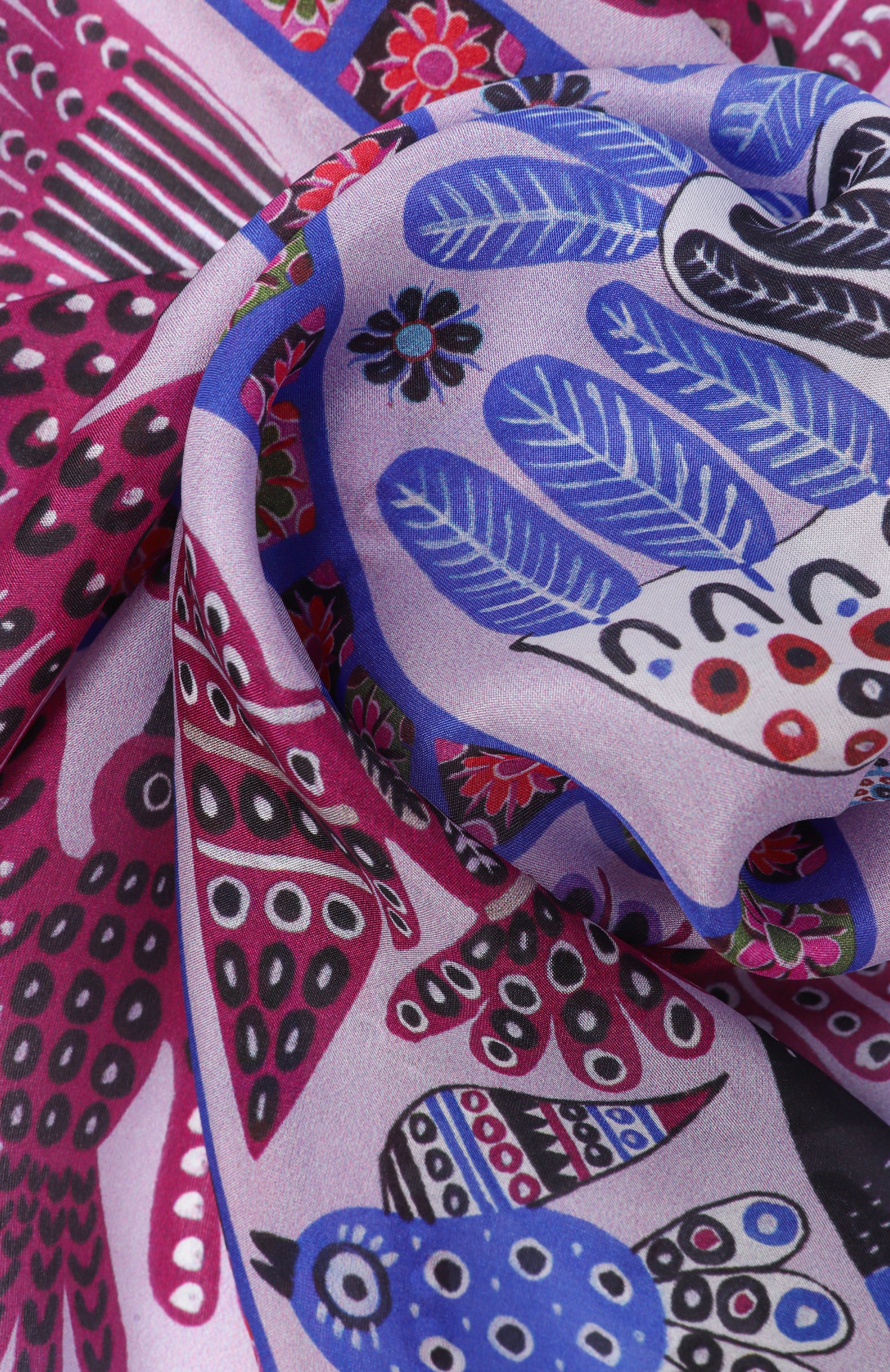 Шелковый платок небеса GOURJI, арт. 91144937/72172, фото 3