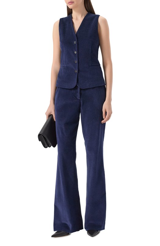 Вельветовые брюки Antonelli Firenze K8019P/680B Синий  K8019P/680B Фото 2