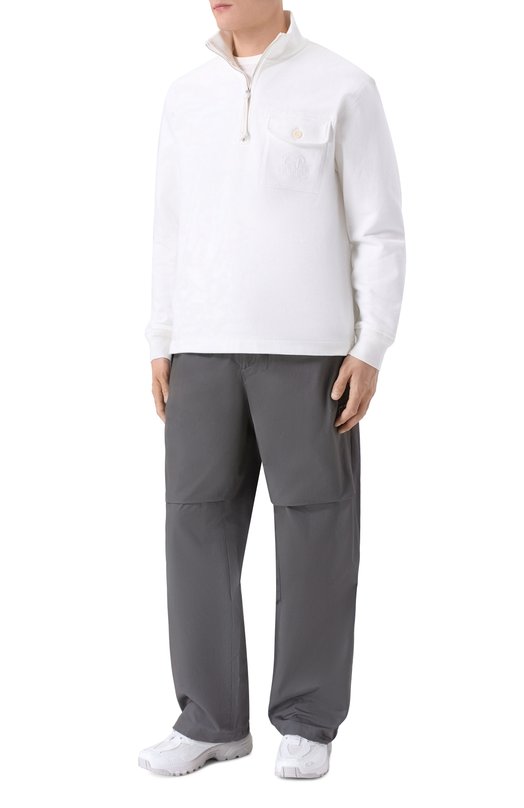 Хлопковые брюки C.P. Company 20CLPA040A/110542A Серый  20CLPA040A/110542A Фото 2