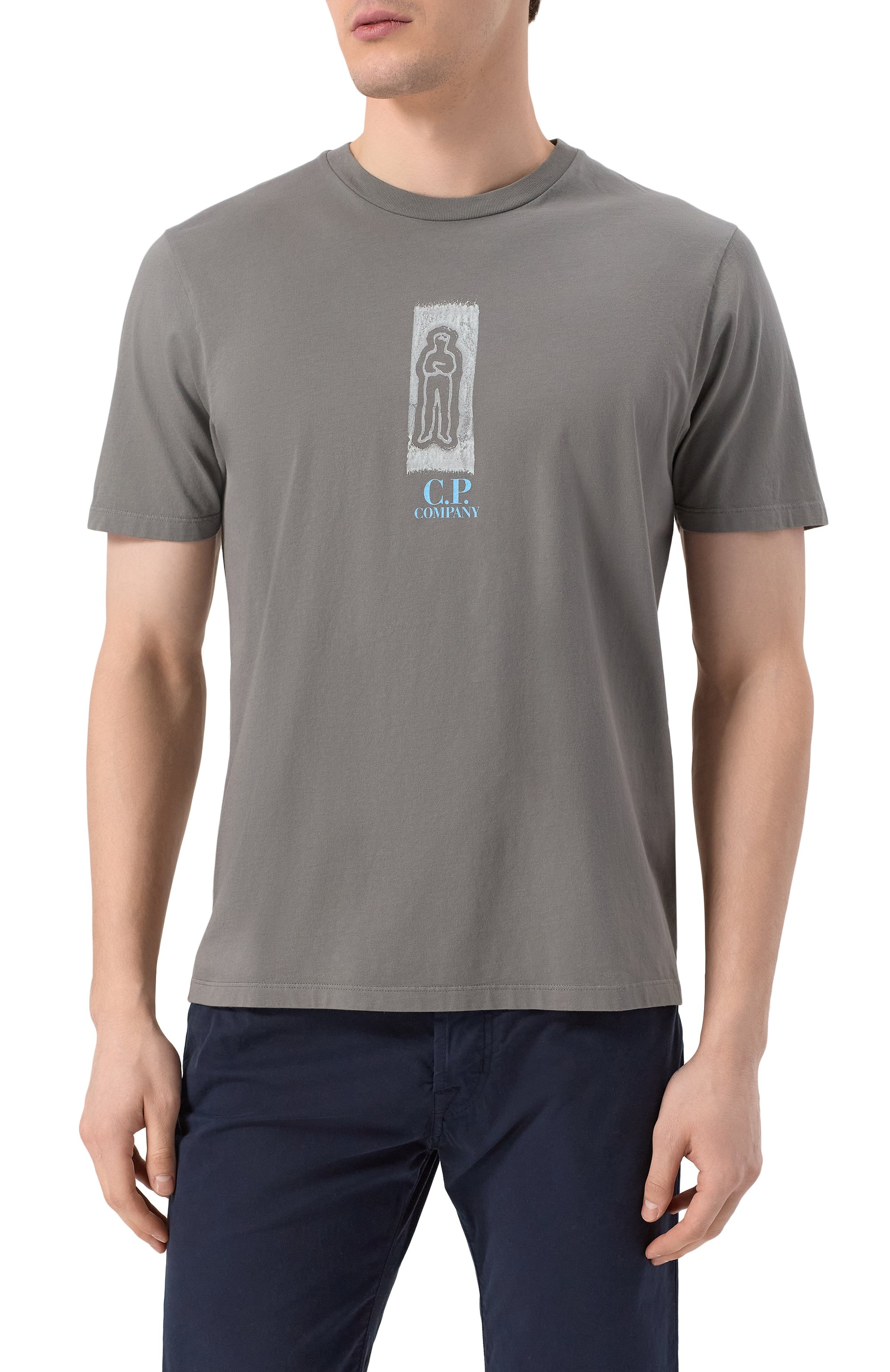 Хлопковая футболка C.P. COMPANY, арт. 18CMTS310A005431G, фото 3