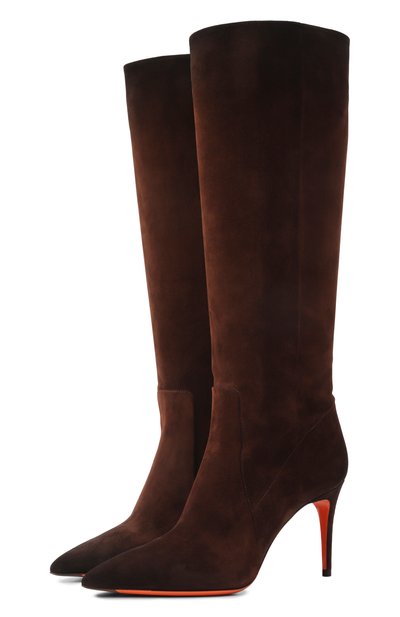 Женские замшевые сапоги SANTONI, арт. WSIG71836HI2SAEA