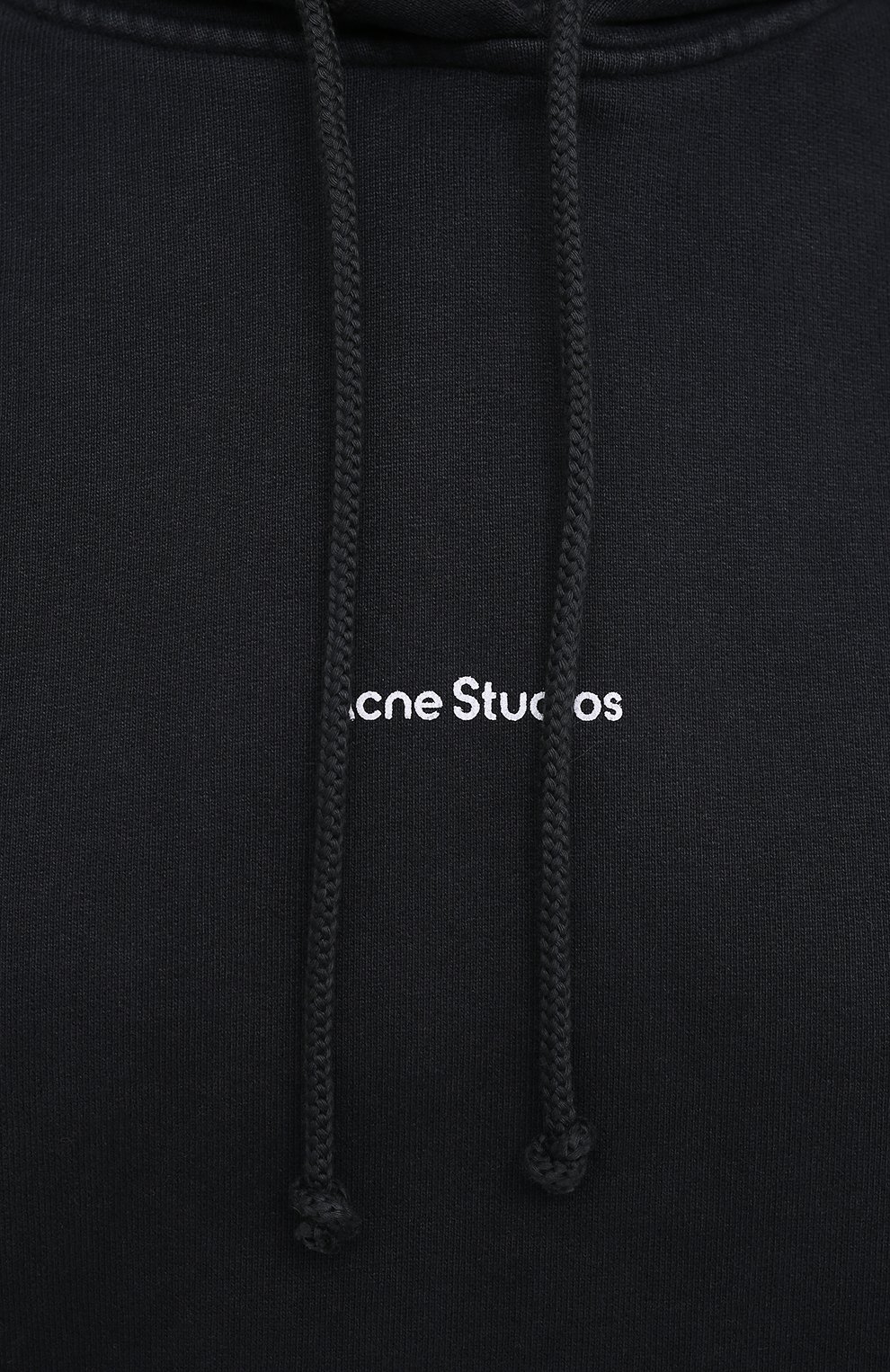 Хлопковое худи ACNE STUDIOS черного цвета по цене 32500 руб., арт. AI0070, фото 5 Хлопковое худи ACNE STUDIOS, арт. AI0070, фото 5