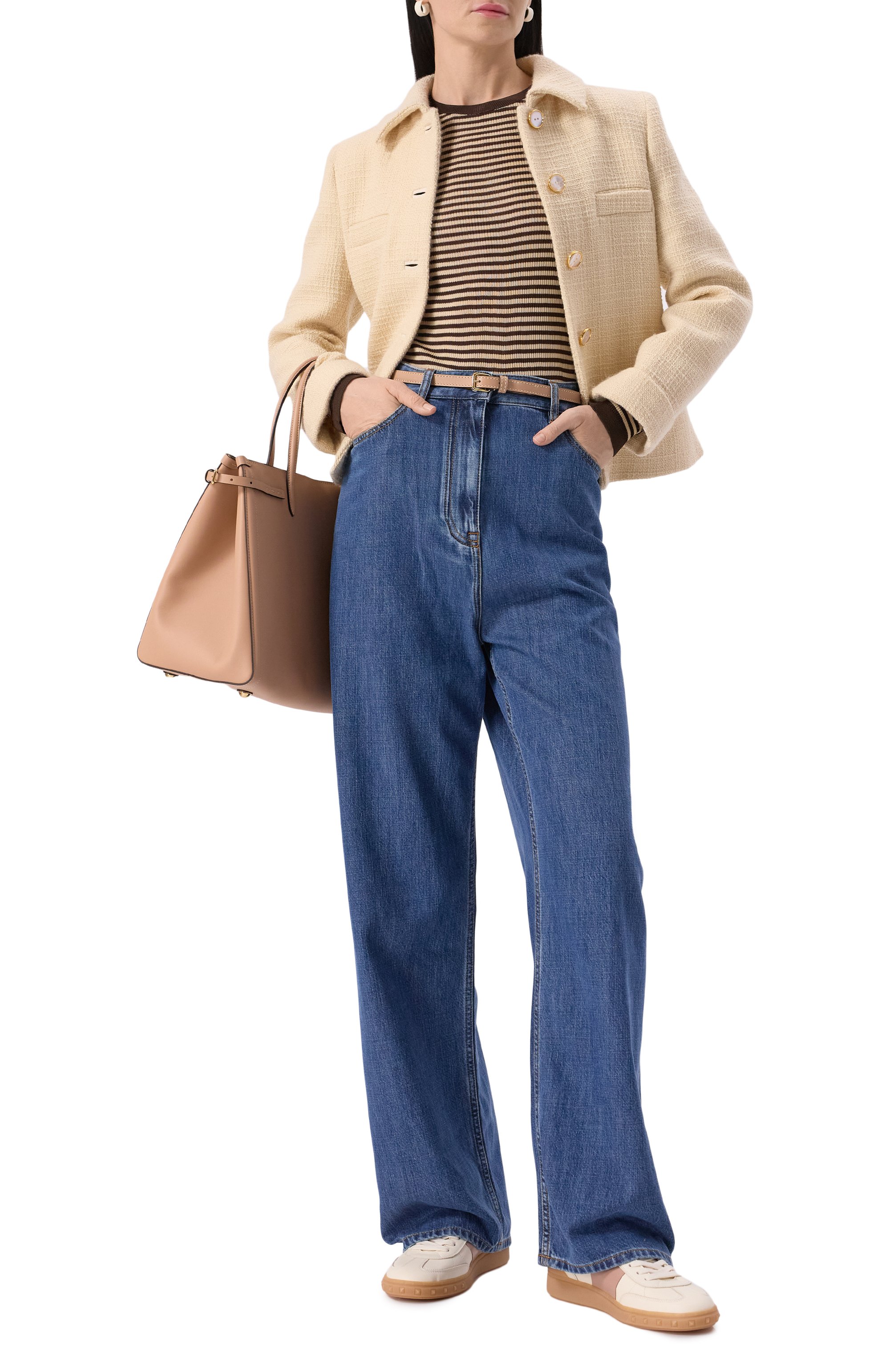 Кожаные кеды upvillage VALENTINO, арт. 6W2S0IL9/FCF, фото 2