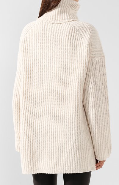 Шерстяной свитер ACNE STUDIOS белого цвета по цене 30800 руб., арт. A60018, фото 4 Шерстяной свитер ACNE STUDIOS, арт. A60018, фото 4