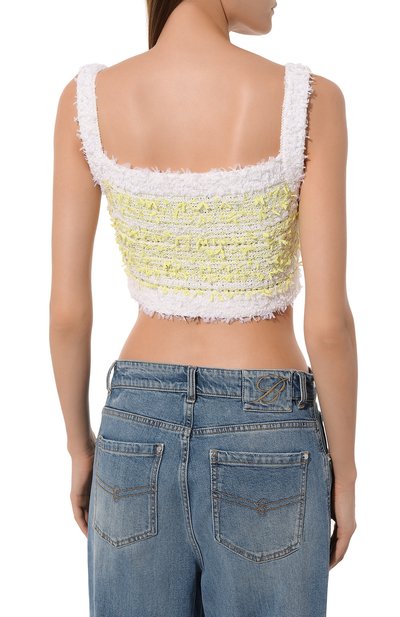 Хлопковый топ BALMAIN, арт. DF1AB052/KG71, фото 4