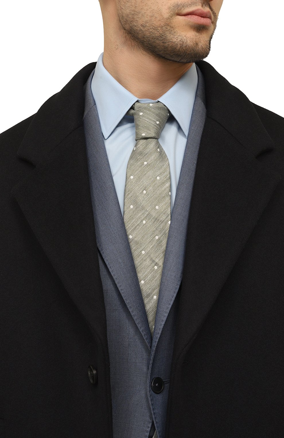 Галстук изо льна и хлопка ALTEA, арт. 2314816, фото 2