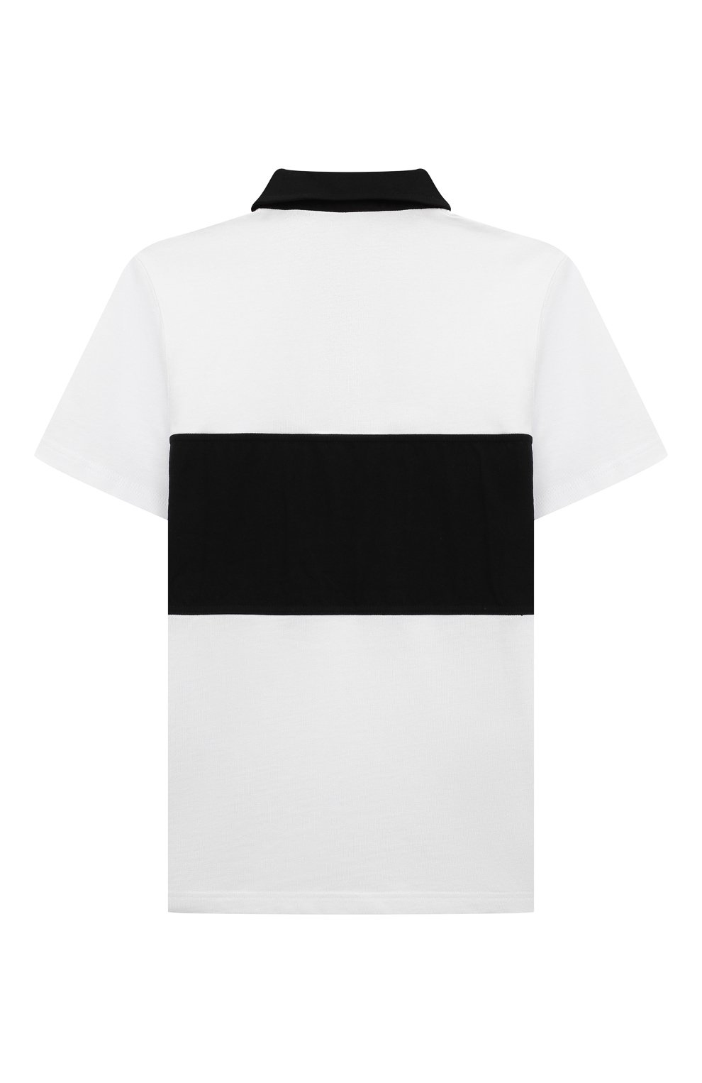 Хлопковое поло GIVENCHY черно-белого цвета по цене 18500 руб., арт. H30130/6A-12A, фото 2 Хлопковое поло GIVENCHY, арт. H30130/6A-12A, фото 2