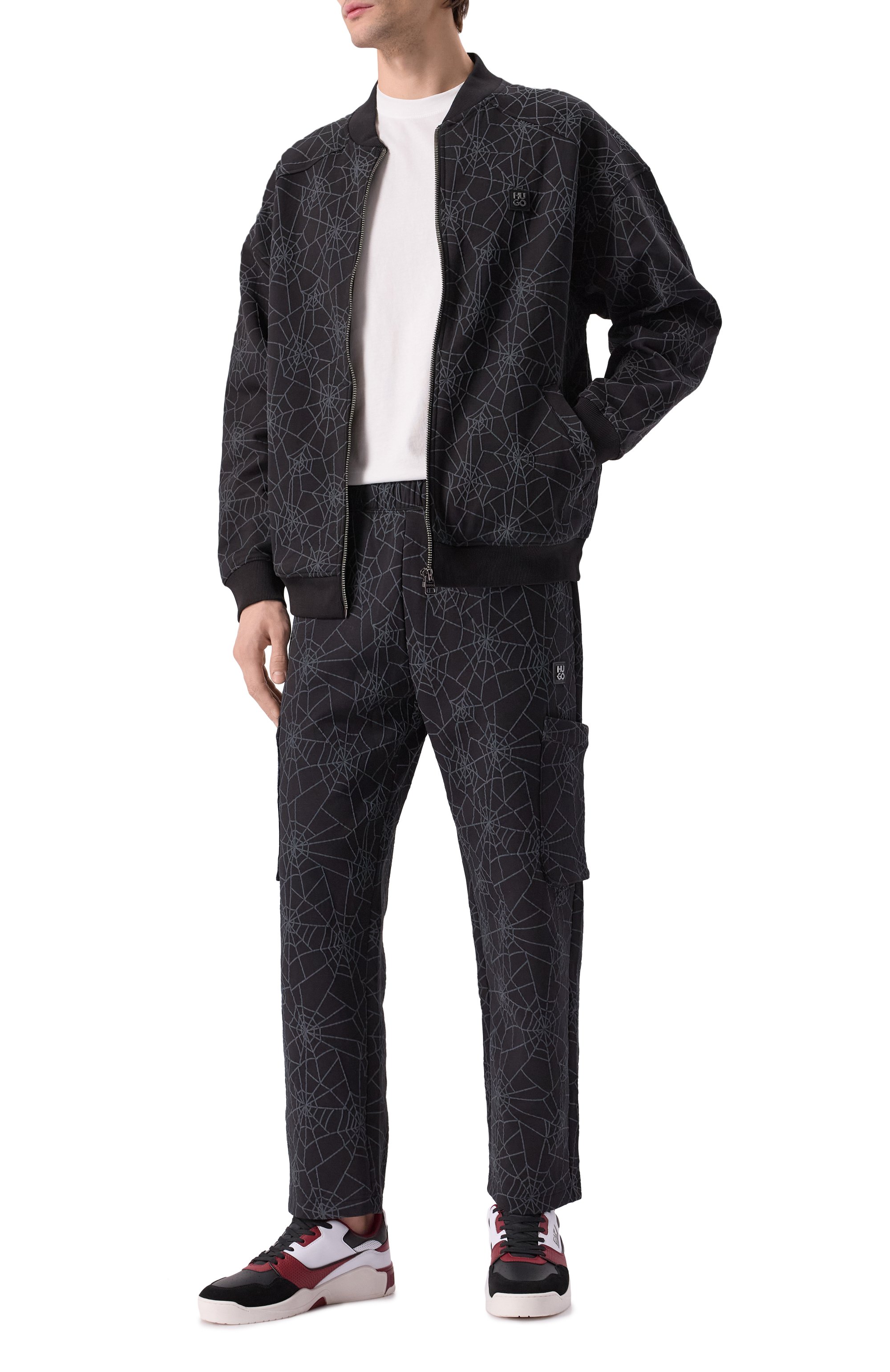 Хлопковый бомбер HUGO, арт. 50531290, фото 2