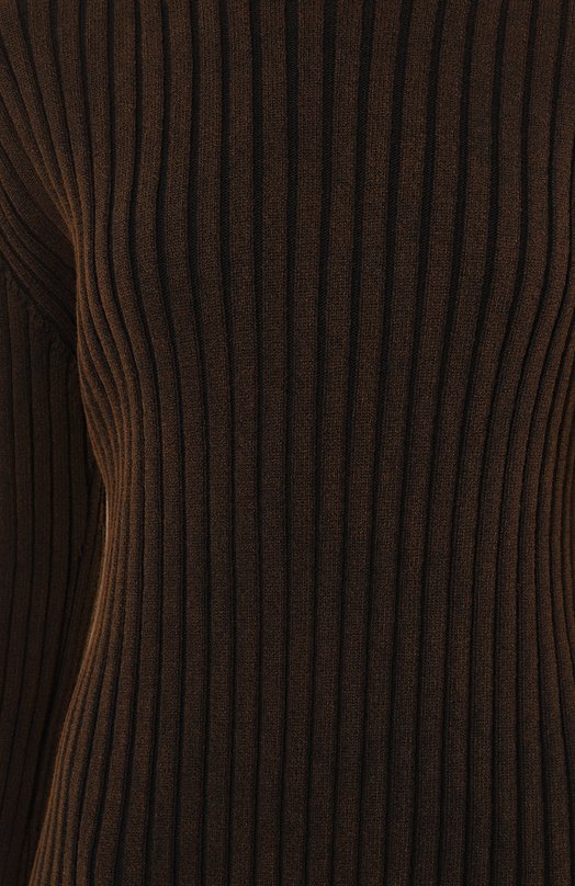 Хлопковое платье Juun.J JW485UW01D Коричневый  JW485UW01D Фото 5