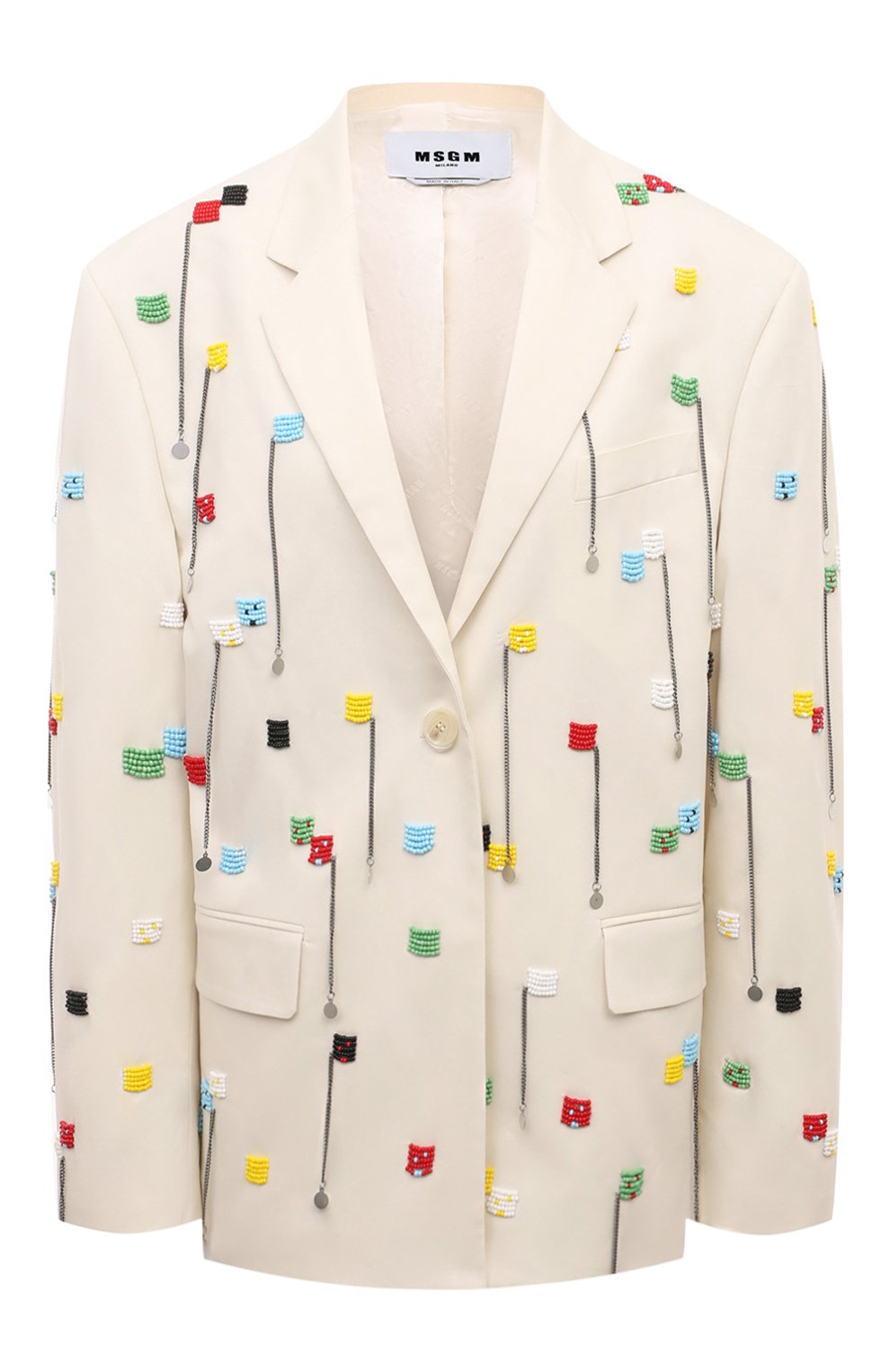 Хлопковый жакет MSGM, арт. 3642MDG01X/247313, фото 1