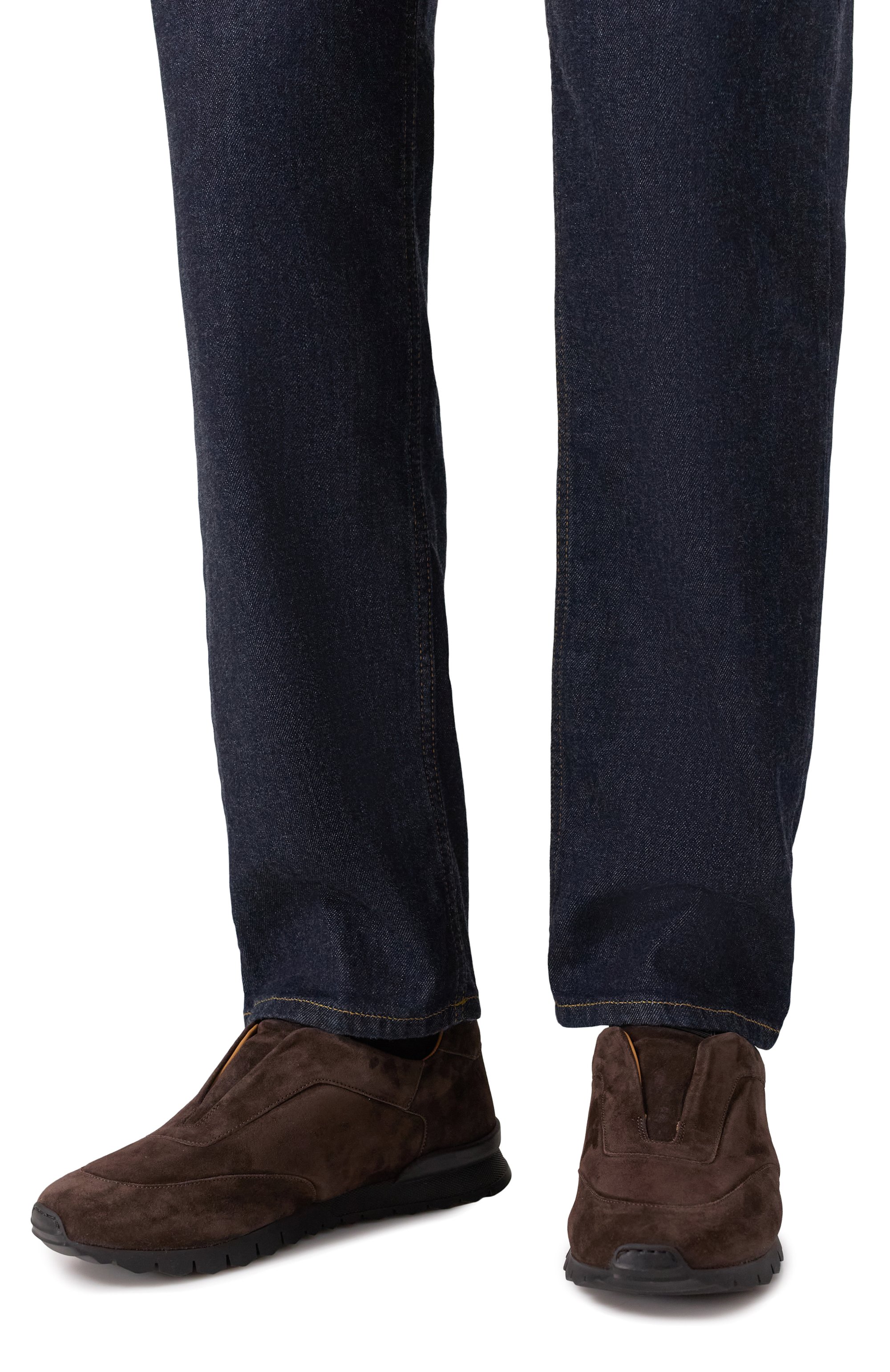 Замшевые кроссовки KITON, арт. USSA107N0010804, фото 3