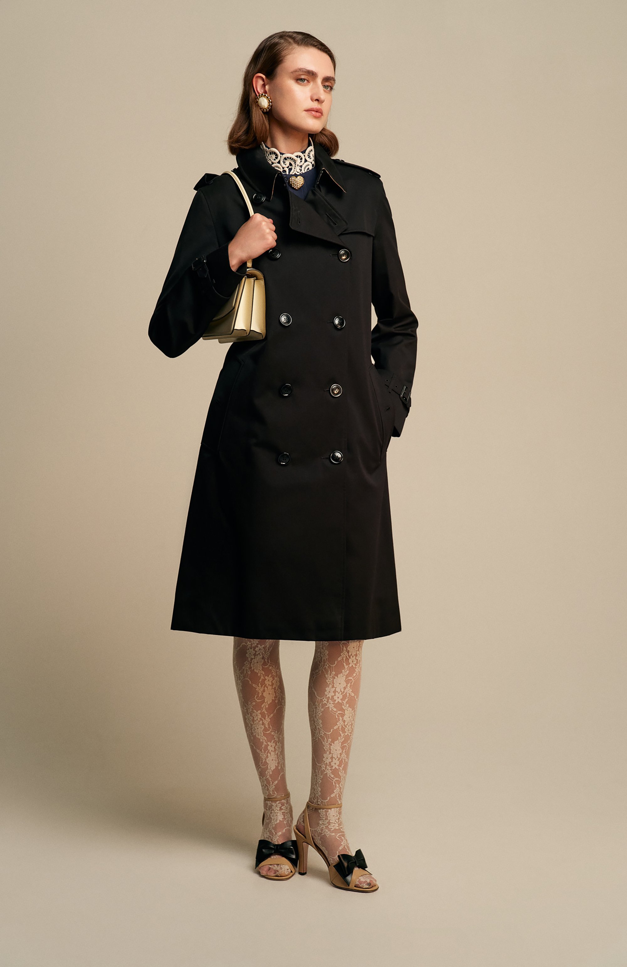 Хлопковый тренч BURBERRY, арт. 8079412, фото 6