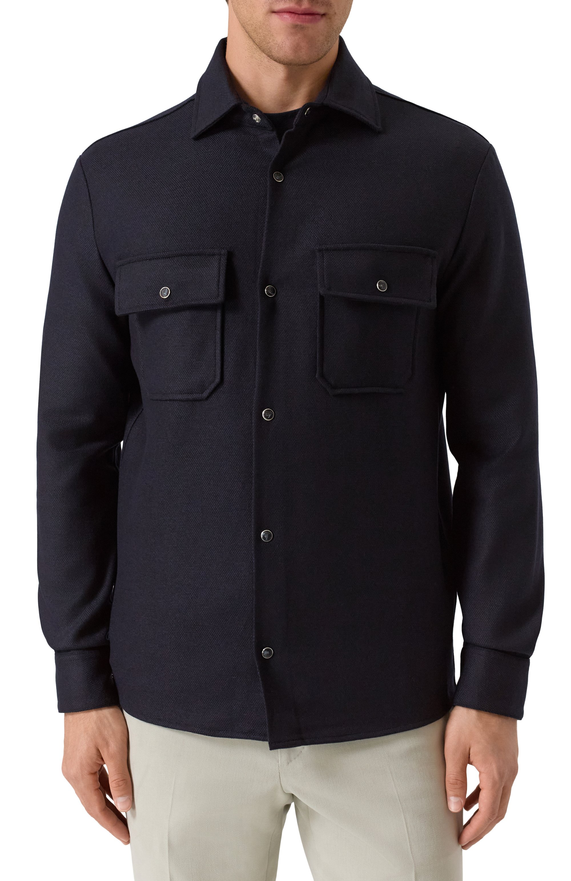 Куртка-рубашка из шерсти и кашемира MARCO PESCAROLO, арт. NEXT/5234, фото 3