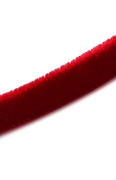 Обруч для волос ALEXANDRE DE PARIS красного цвета по цене 7450 руб., арт. THB-20639 R, фото 3 Обруч для волос ALEXANDRE DE PARIS, арт. THB-20639 R, фото 3