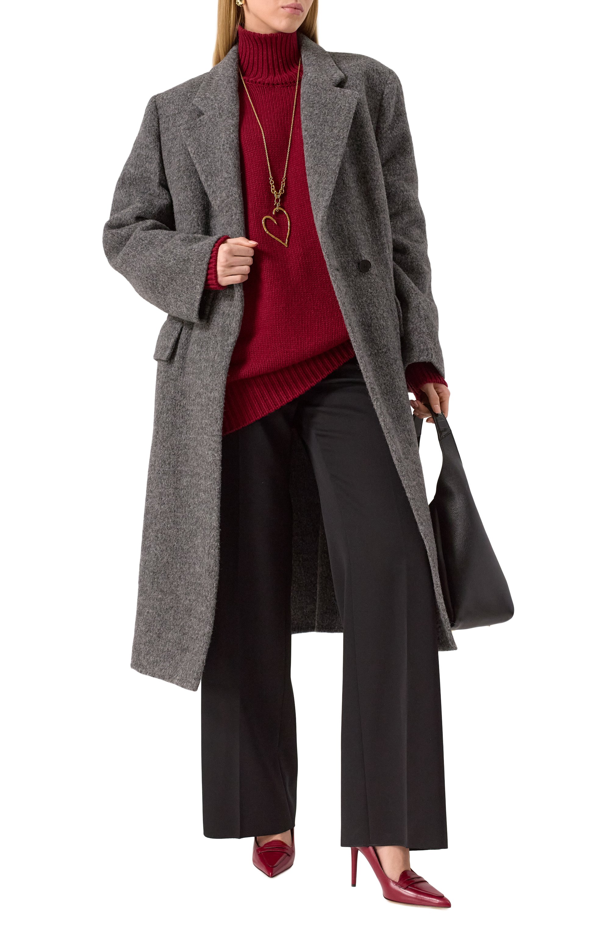 Шерстяное пальто JIL SANDER, арт. J02AA0176-J41387, фото 2