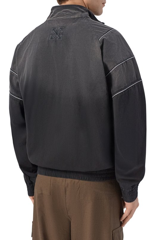 Хлопковая толстовка Off-White 0MBD05MS26FAB002 Серый  0MBD05MS26FAB002 Фото 4