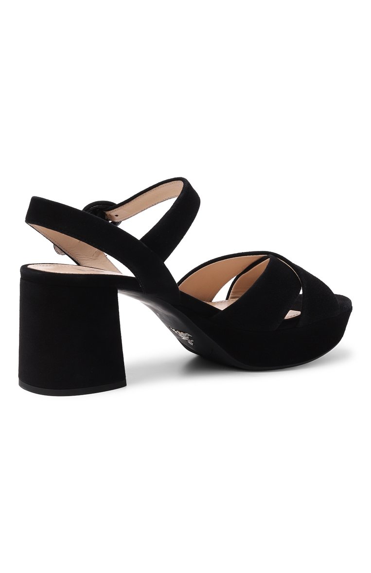 Замшевые босоножки PRADA, арт. 1XP890-008-F0002, фото 3