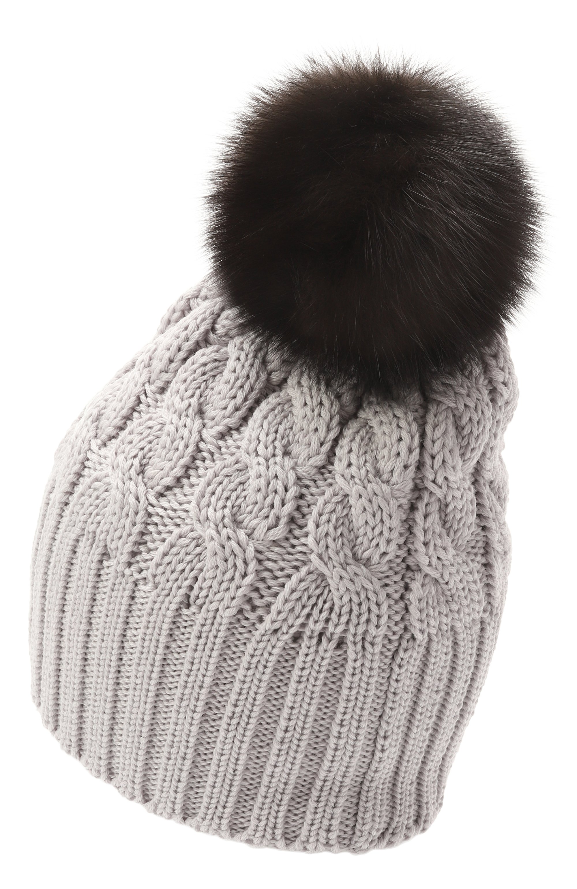 Шерстяная шапка mona с отделкой из соболя BLACK SABLE, арт. BS-24016, фото 2